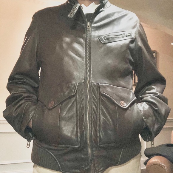 🔥Timberland🔥Leather🔥Jacket/Coat🔥 - Picture 2 of 16